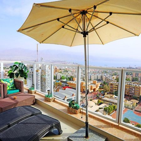 ★ Amazing View ★ Relaxing Balcony ★ Quiet ★ Appartement Eilat Buitenkant foto